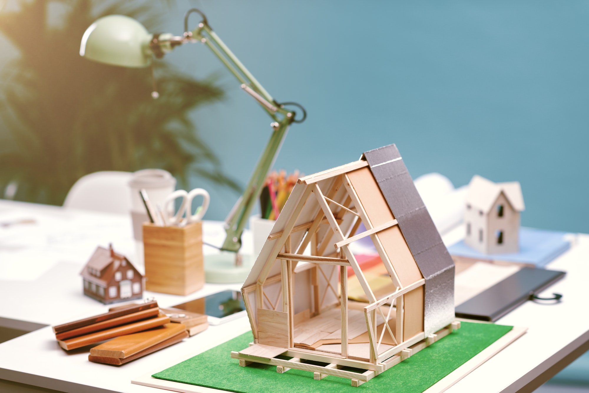 An architect's desk