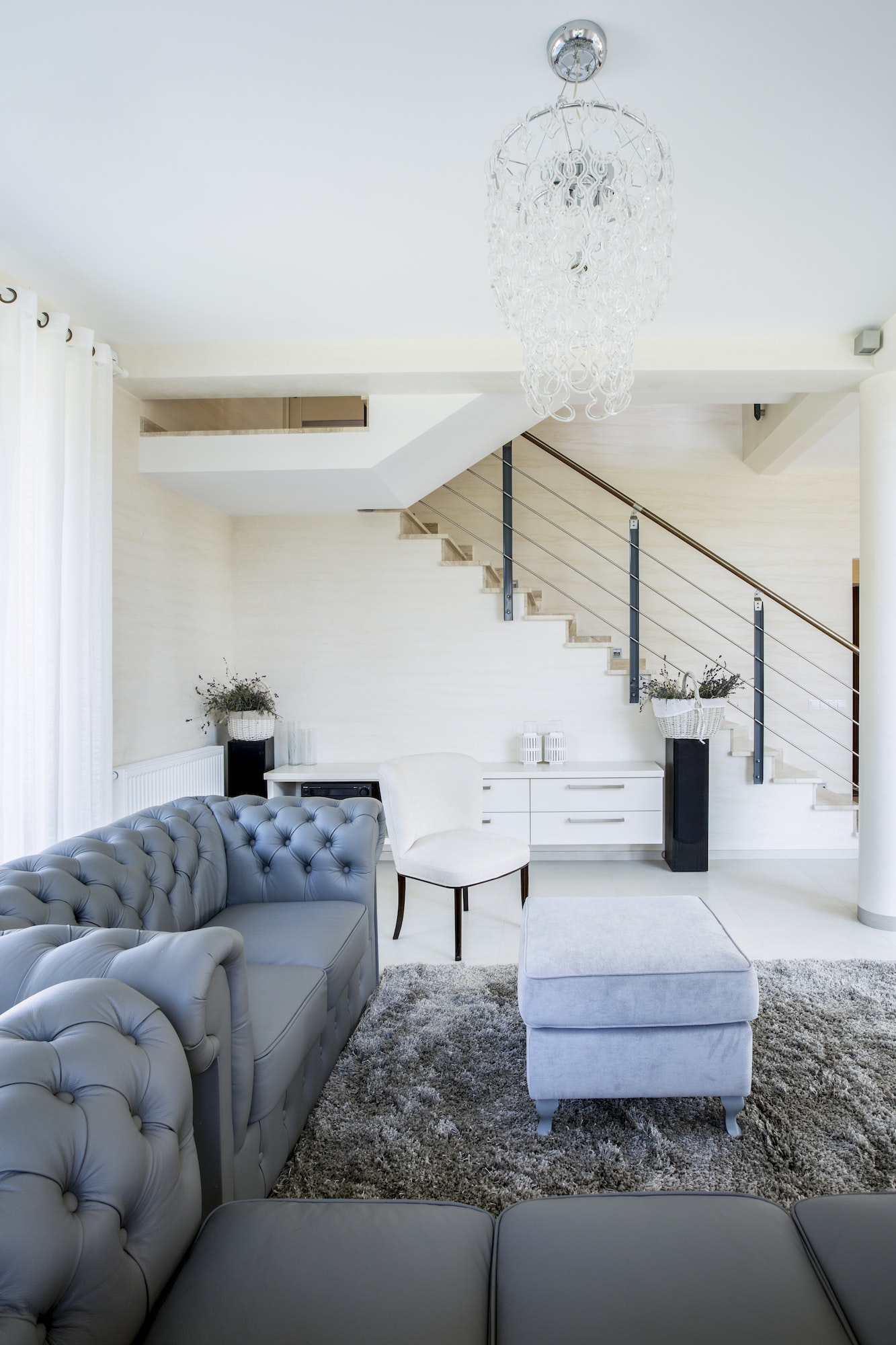 Luxurious interior in apartment