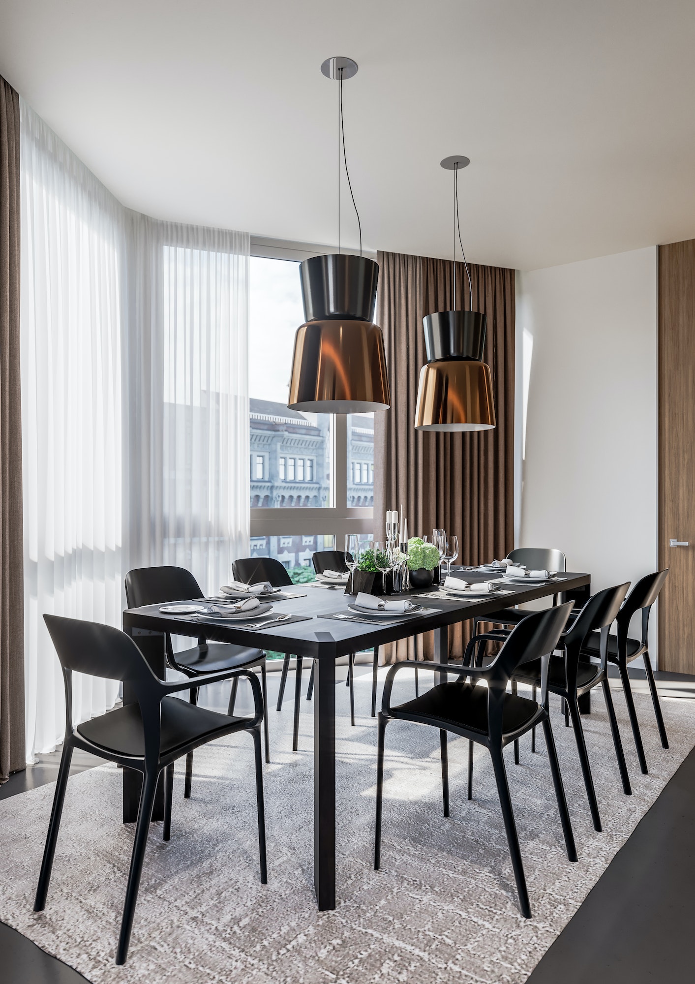 Modern interior of stylish apartment
